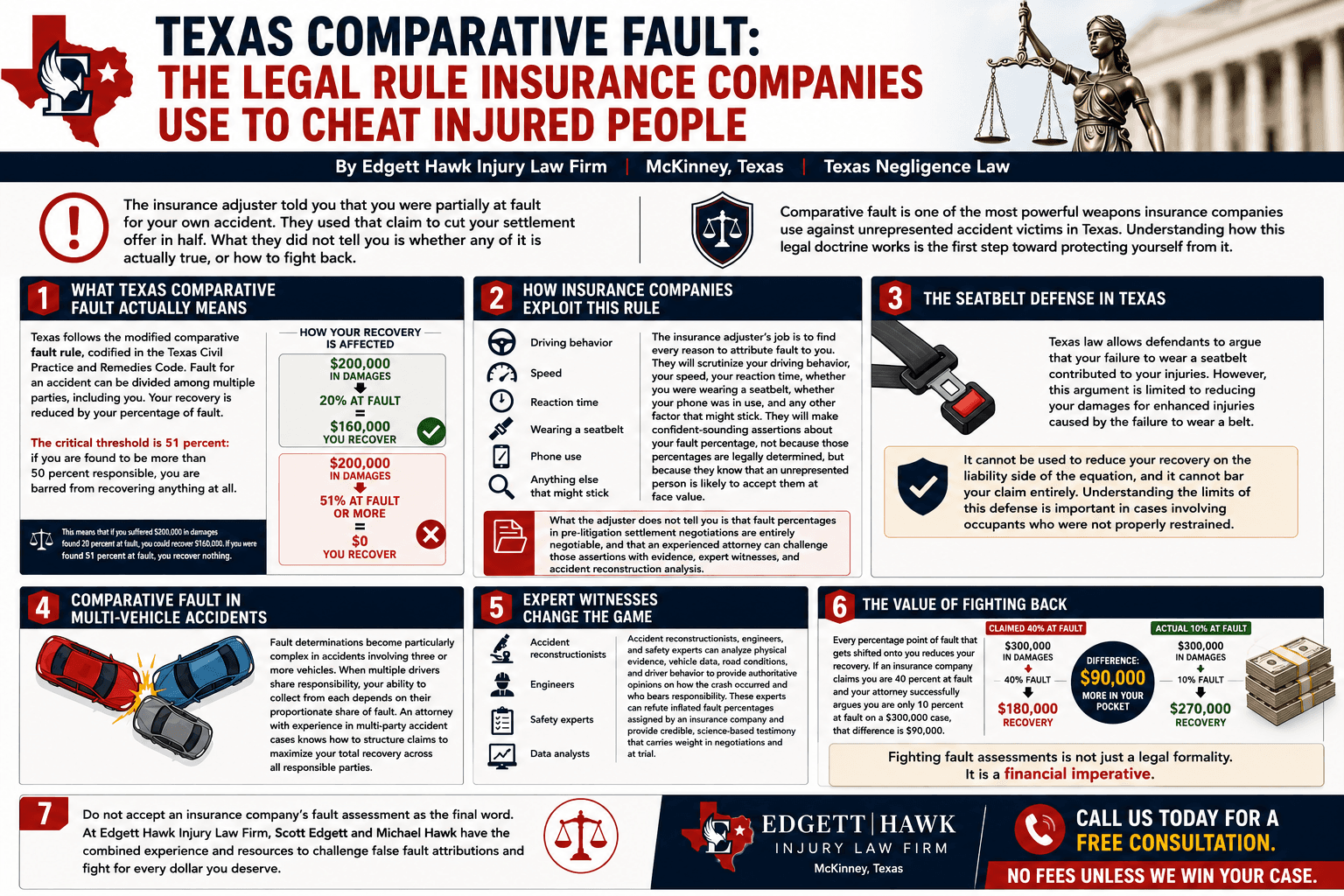 Texas comparative fault law explained